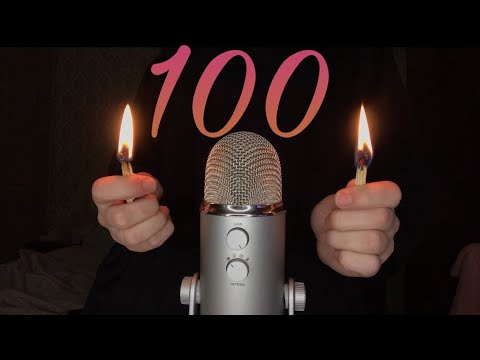 ASMR 100 TRIGGERS IN 10 MINUTES/ 100% SLEEP 💤