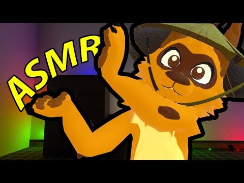 [FURRY ASMR] Silly Tanuki Tries Out Asmr | Scratching, Tapping, Mouth sounds