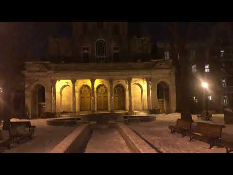 ASMR walking hard icy snow sound :) brrr -30