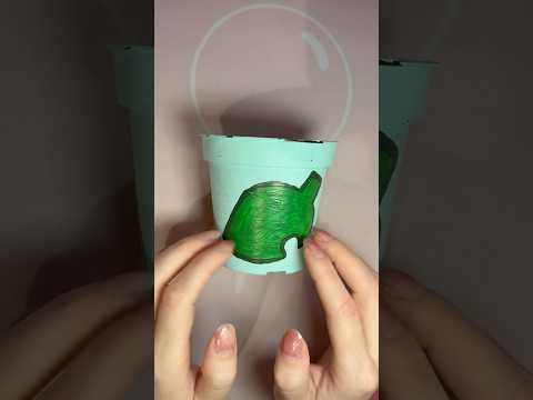 ASMR Tapping On An Animal Crossing Plant Pot #ASMR #Shorts