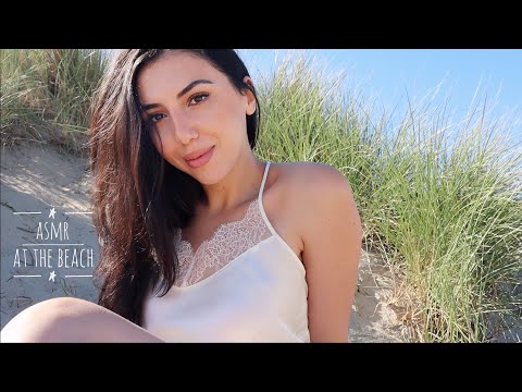 ASMR Waking Up Together At The Beach 🏝️Tingly Close Up Whispers [ ocean sounds ]