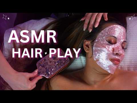ASMR 12 Minute Brain Massage 🧠: Intense Hair Play (Fast Sleep)#asmr