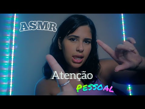 ASMR - ATENÇÃO PESSOAL/ CUIDANDO DE VOCÊ ATÉ VOCÊ DORMIR 😴💤