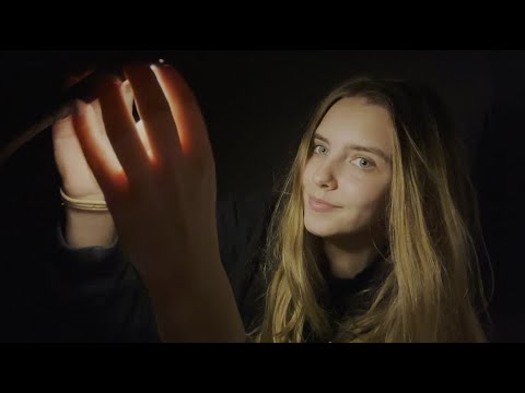 my first asmr video! lofi triggers + whisper rambles