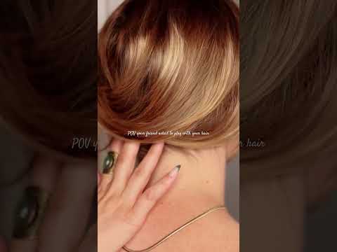 “Can I play with your hair?” (Real Person) (No Talking) #asmr