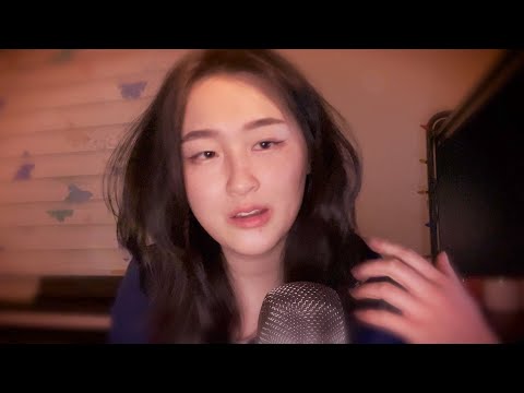 ASMR 🌃 inaudible whispers + sticky clicky reading