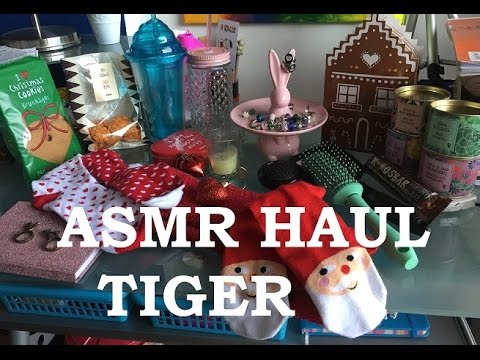 ASMR Haul TIGER & Snack Testing