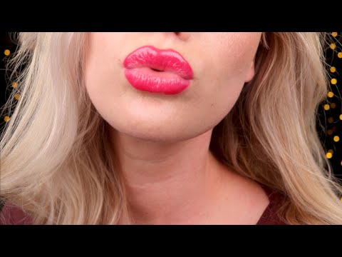 Close-up kisses in your ears (positive affirmation & personal attention ASMR)