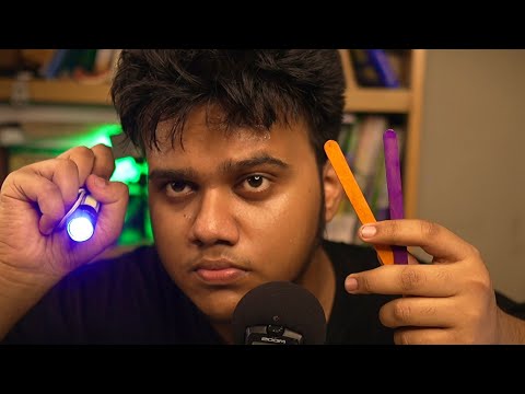 ASMR Fast Cranial Nerve Exam whispered