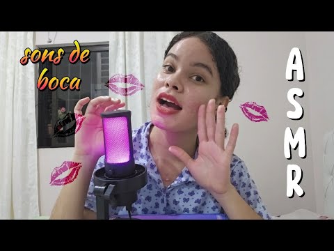 [ASMR] SONS DE BOCA PRA DORMIR PROFUNDAMENTE💤😴(sons de chuva reais)