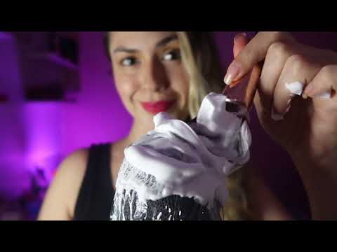 ASMR: ESPUMA NO MICROFONE