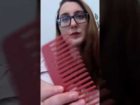 ASMR spontaneous fast and aggressive. brushing haircut