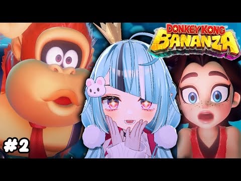 【Donkey Kong Bananza】No Thoughts Only BANANA!! 🔴Live Monkey Reaction