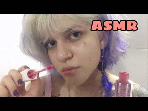 AMIGA MALVADA TE MAQUIANDO - ASMR ROLEPLAY