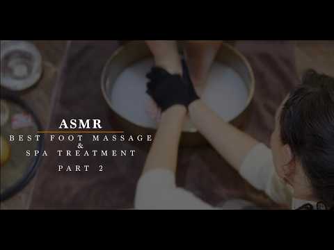 ASMR Gentle FOOT MASSAGE & SPA TREATMENT