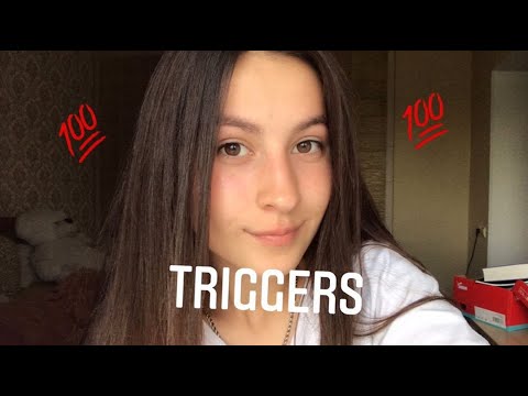 100 triggers in 3 minutes/ very fast asmr/ fast tapping/ 100 triggers 3 minutes