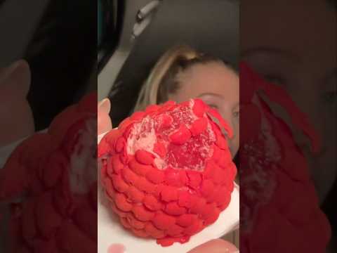 Eating the Viral fruit pastries asmr #theeclecticcollection