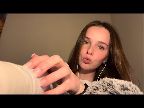 ASMR trigger assortment of fabric sounds 🦋🌸🐸🌹