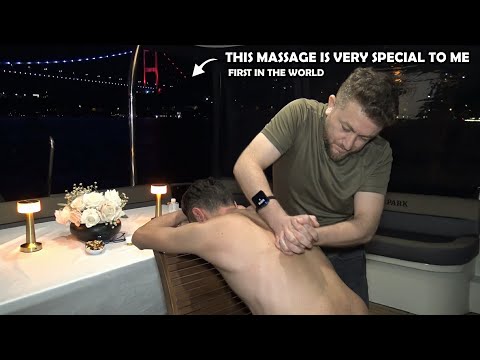 MY MOST SPECIAL MASSAGE EVER | Deep Sleep Massage On A Yacht In The Bosphorus | ASMR Deep Relaxation