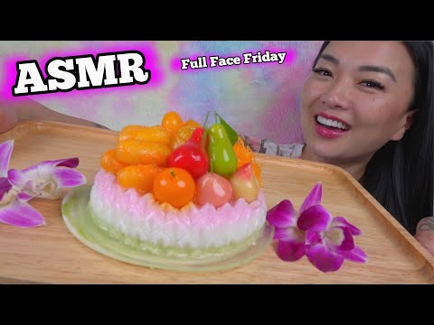 ASMR PRETTY JELLO CAKE (SOFT EATING SOUNDS) NO TALKING | SAS-ASMR