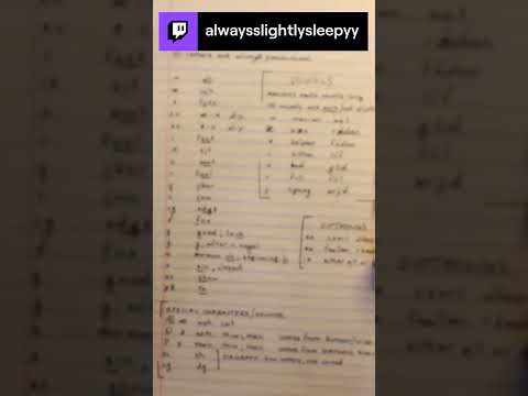 old english review✨ #alwaysslightlysleepyy #Twitch