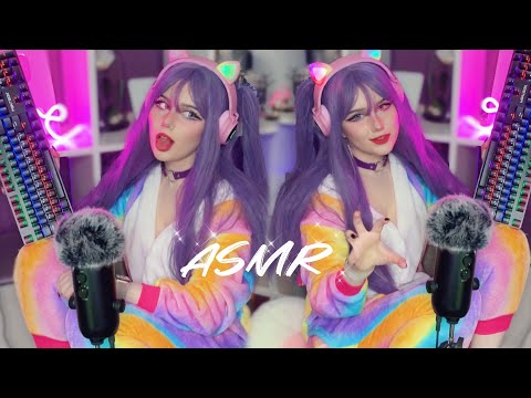 ASMR Keyboard Sounds 💜 (Tapping , Scratching , Typing)