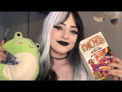 ASMR WITH MY NAILS PT.19-POV you’re forced to hang out with me (tapping/talking/eating)