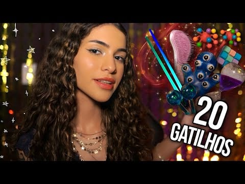 ASMR - 20 TRIGGERS em 20 MINUTOS pra Relaxar Rápido ⚡️💤