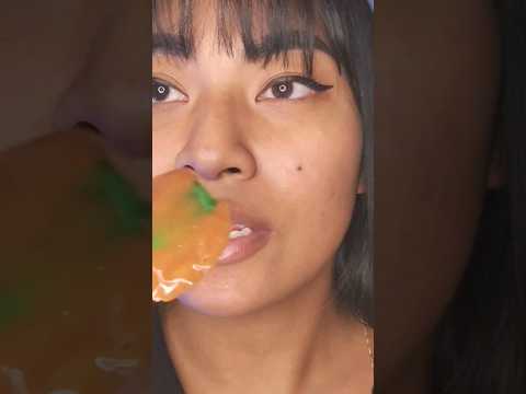 Caramel Apple Lollipop #halloween #youtube #Shorts #candy #asmr #asmrmouthsounds #relax