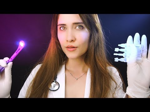 Examen de nervios craneales y visita médica | ASMR Español | Asmr with Sasha