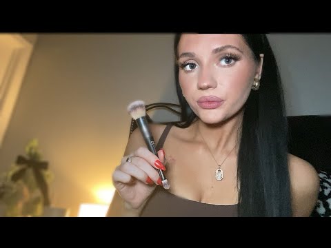 ASMR| UPDATED MAKEUP ROUTINE (Applying on you as well )￼