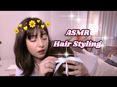 ASMR Hair brushing