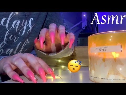 ASMR Long Nail Tapping & Camera Tapping | Fast & Aggressive 💜