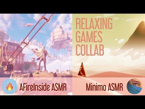 [ASMR Collab] 🎮Playing Relaxing Games With Minimo ASMR ♥