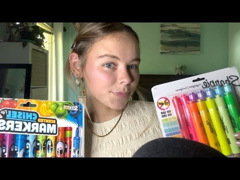 ASMR teacher classroom haul✏️🍎