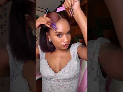 easy quick hairstyle 😳😱 #asmr #hairtok #hairstyle #fast