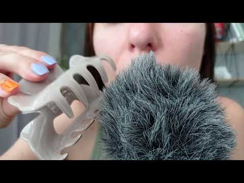ASMR- Clipping the mic and your hair, personal attention