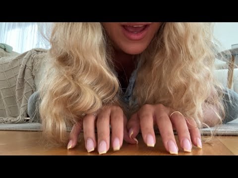 ASMR On the Floor 💆‍♀️ Soft Scratches & Massage