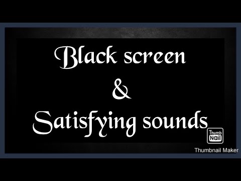 ASMR || satisfying and relaxing noises for sleep *dark screen*