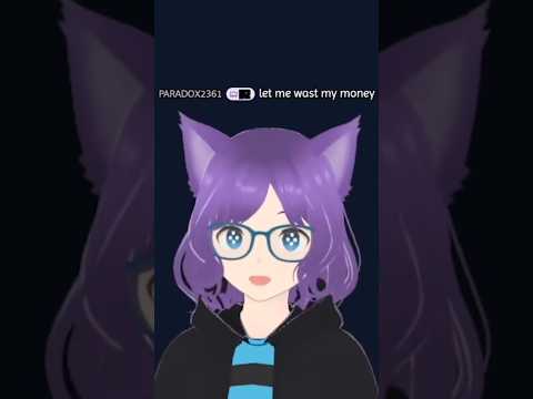 Save your money #vtuber #catgirl