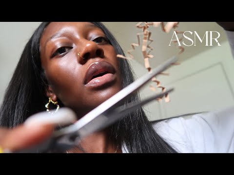 ASMR Plucking, Snipping✂️& Tweezing Negative Energy ♥️