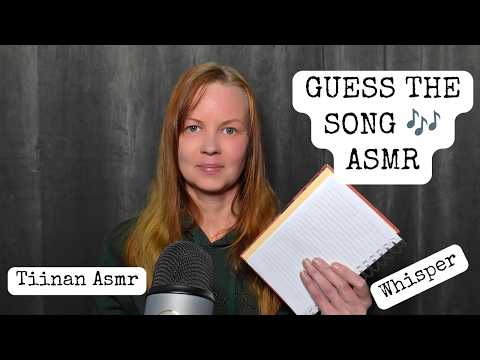 ASMR Guess the Song 🎶 | Whispered Music Quiz (with accent)