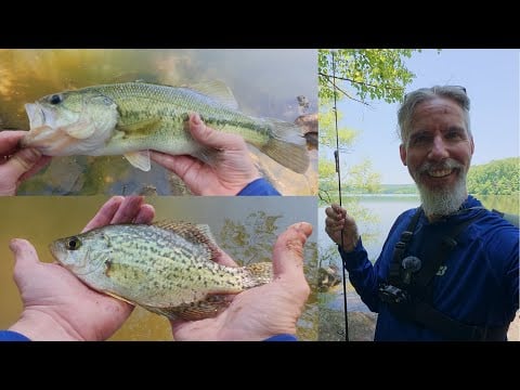ASMR Fishing: Catching My First Bass, Crappie, and Blue Gill | Chambers Lake, Pennsylvania