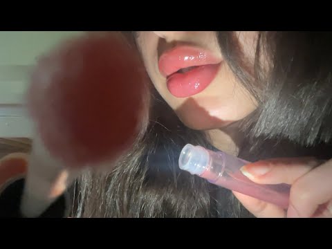 ASMR my makeup routine on you | camera touching | aggressive