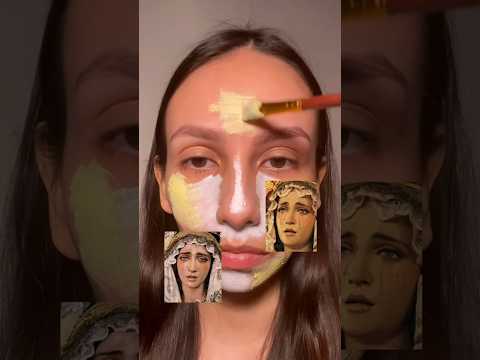 makeup de la dolorosa (virgen María) #makeuptutorial #makeupartist