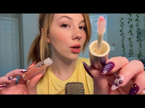 ASMR up close whispered makeup application (fast)
