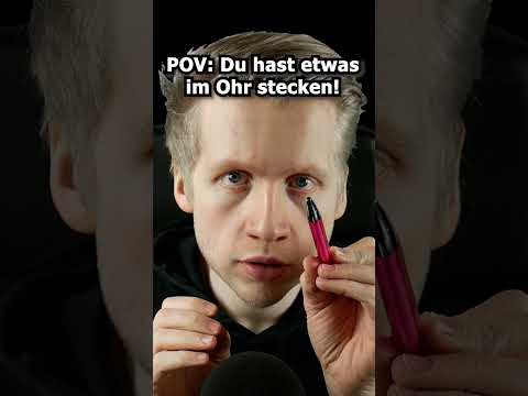 ASMR - POV: Du hast etwas im Ohr stecken!! #asmr #shorts #roleplay #deutscheasmr