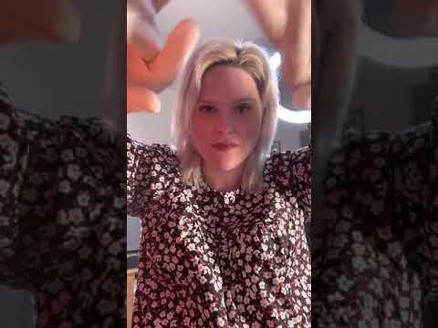 LATEX Glove ASMR Sounds For TINGLES: Fast & Face Touching #shorts