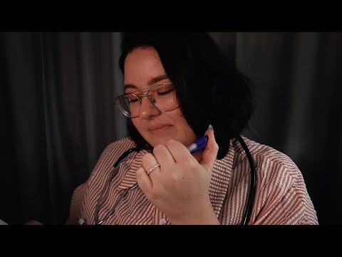 ASMR *Ann custom video* Doktor Check-up & Cranial nerv exam ♥ Roleplay