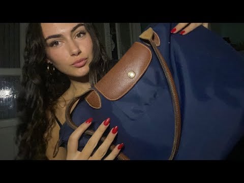 asmr what's in my bag (english)